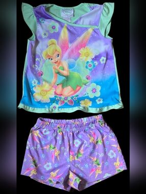 6/6X Disney Tinker Bell Pajama Set
